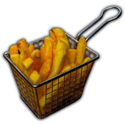 Belgium style French fries, served at Big Boys’ Burger Club in Kamala, Patong and Rawai Beach