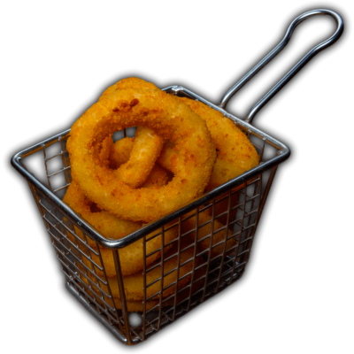 Onion rings, served at Big Boys’ Burger Club in Kamala, Patong and Rawai Beach